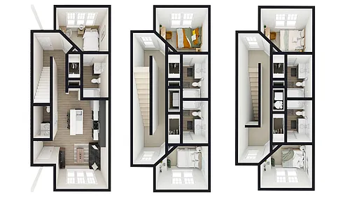 Floor plan E1 - 5X55