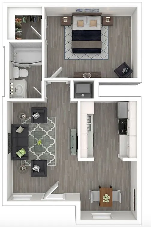 Floor plan A3 - Renovated