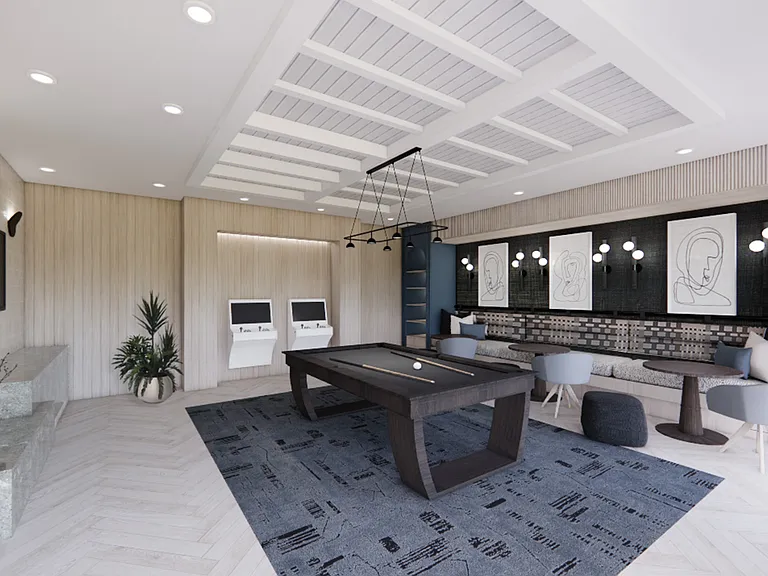 From arcade games to billiards and relaxed lounge seating, our elevated rec space is designed for connection and easy enjoyment