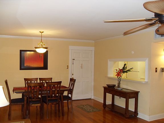 Wood floors and quality dining room furniture