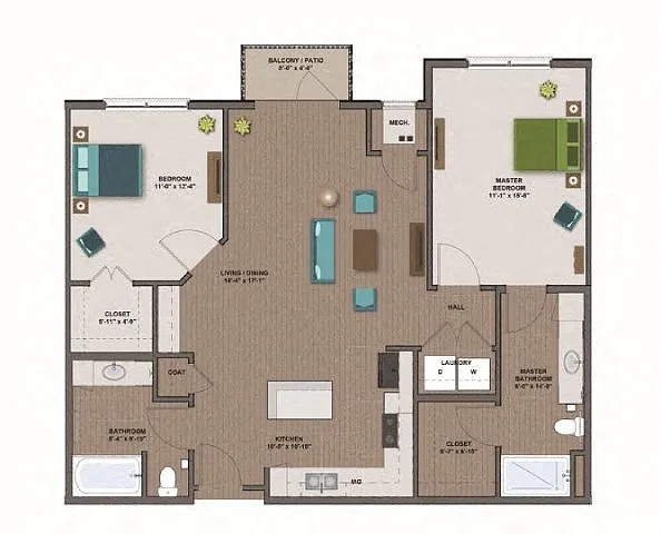 Floor plan Tesla II