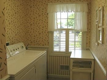 First floor utility room