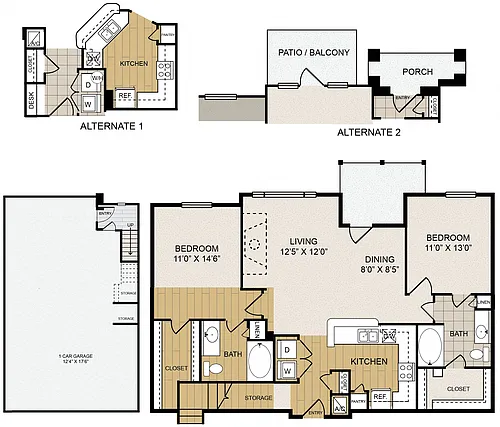 Floor plan B3 Garage