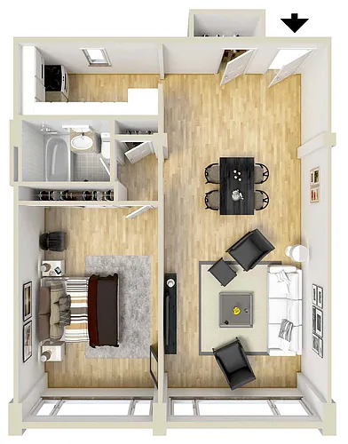 Floor plan Corner Beacon