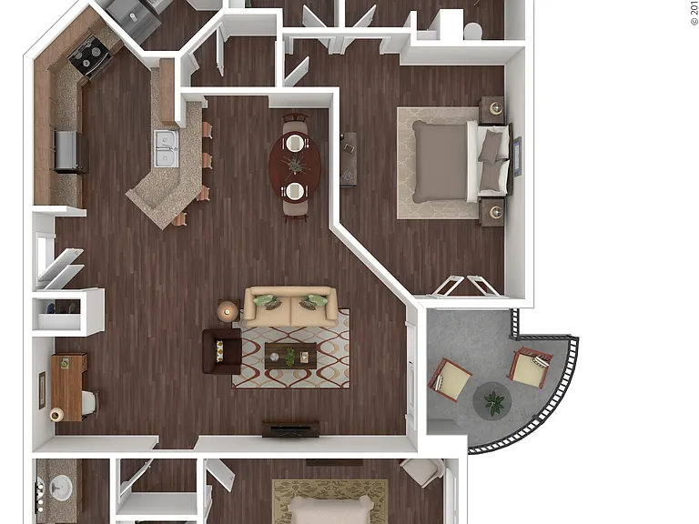 Chicago: Beds - 2: Baths - 2: SqFt Range - 1293 to 1293
