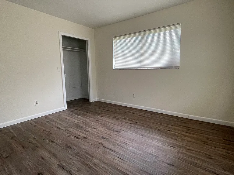 Rear Bedroom with two closets