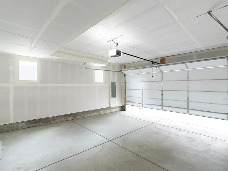 Oversized 2-car garage: 2 remotes, outdoor keypad, app control & alerts