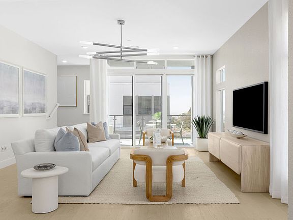 Gathering room with balcony access