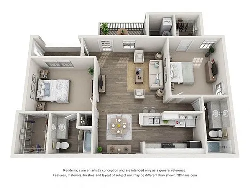 Floor plan The Passage - Classic