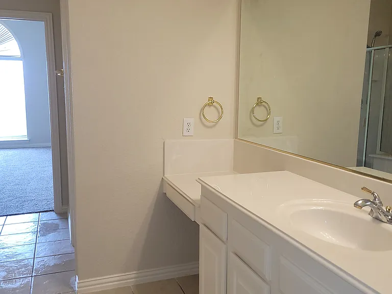 primary bath vanity and sink A