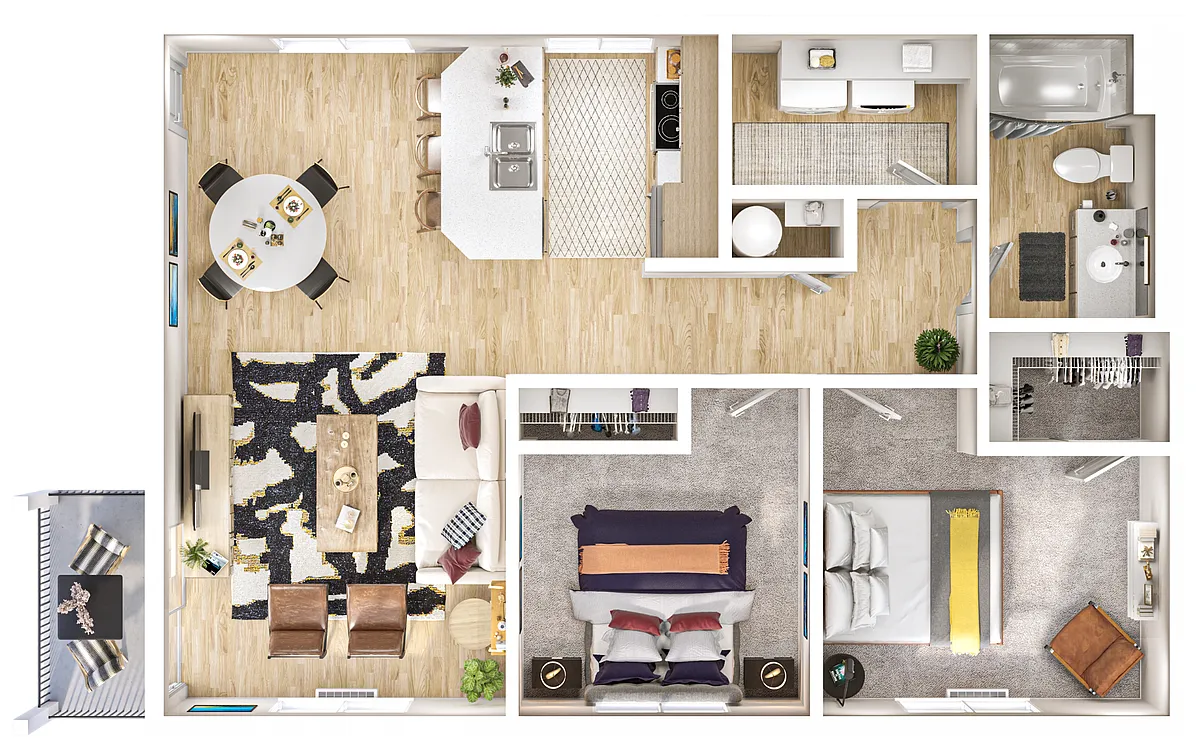 Floor plan B1