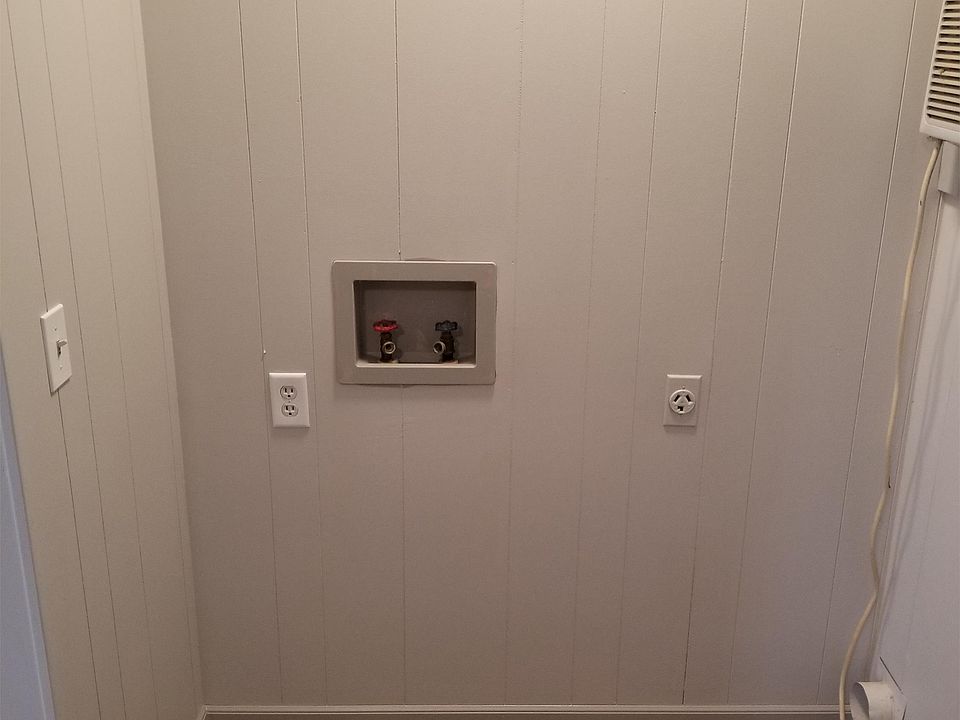 Washer/dryer hookups. Bring your own or rent from us!