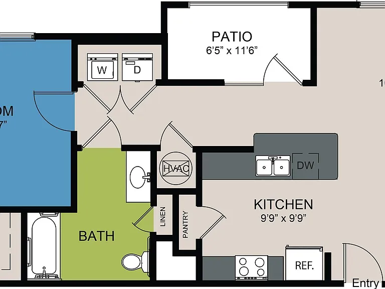 A5 floor plan The Manor at Weston
