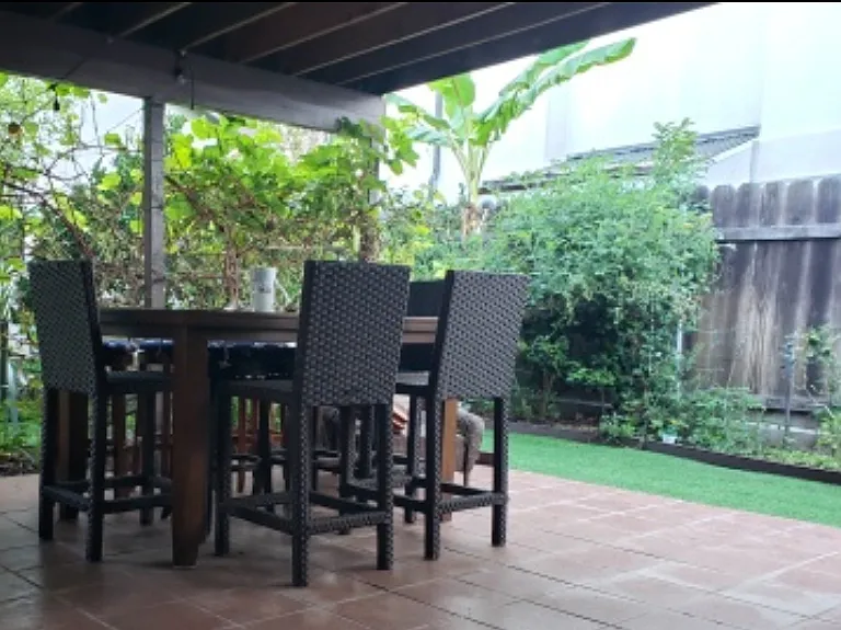 Ground floor patio