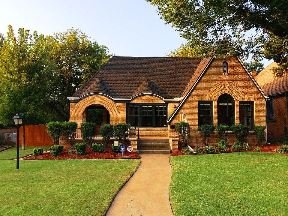 Front of house, facing North