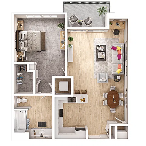 Floor plan A1B
