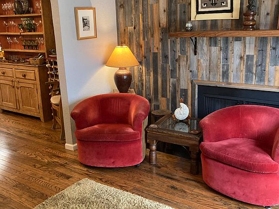 Living Room thru Arch to Dining Area