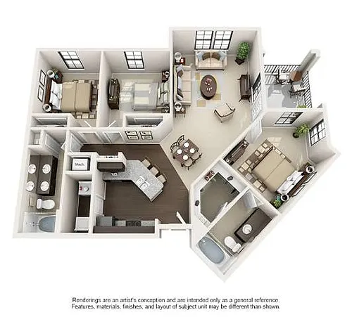 Floor plan Genevieve