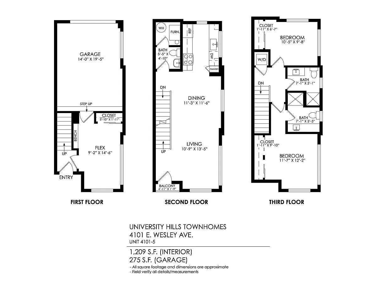 Floor plan 2+Den + 2.5
