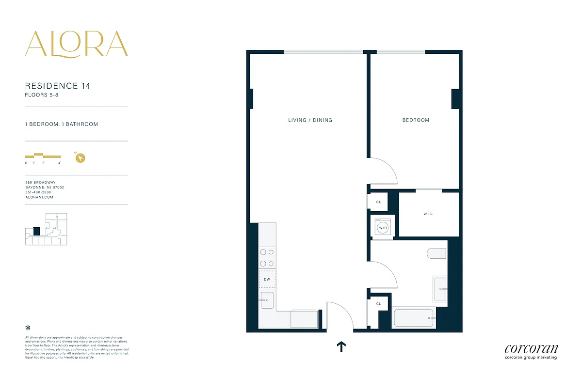 Floor plan 1B14