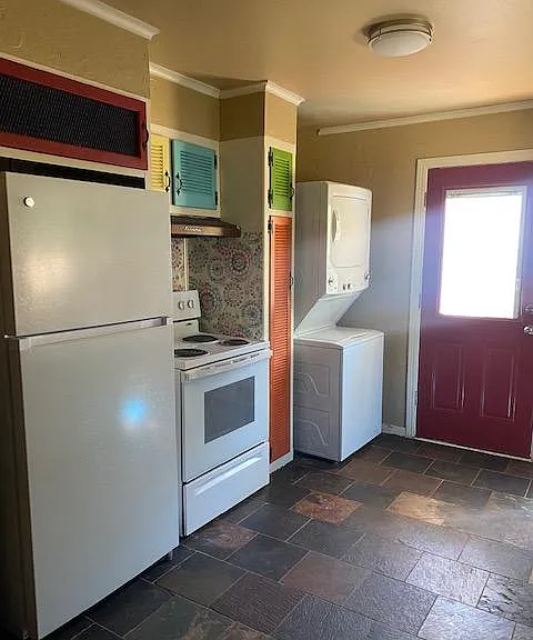 Kitchen and back door