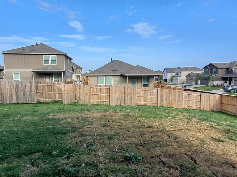 Huge backyard