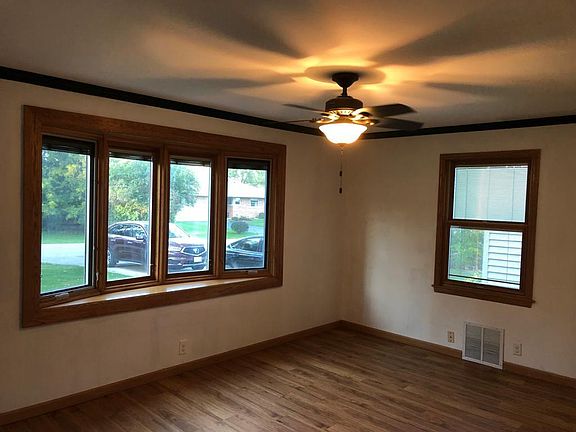 Living Room with bay window