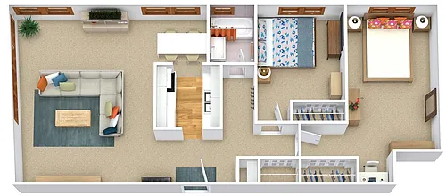 Floor plan The Benton