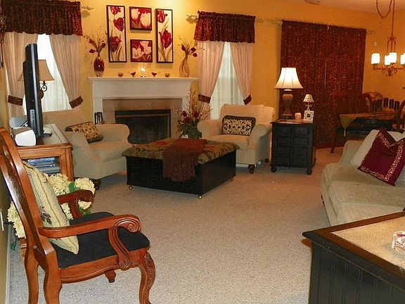 View of living room from entry