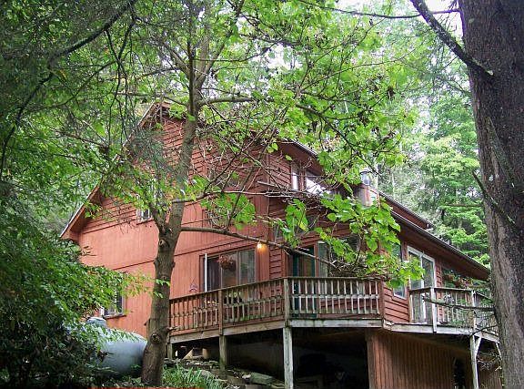 southwest side of house