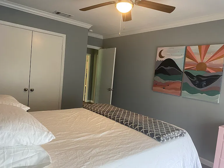 Second bedroom with closet.