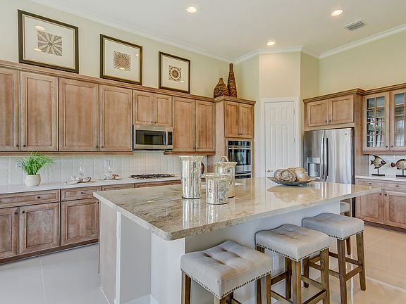 Gourmet kitchen with large island