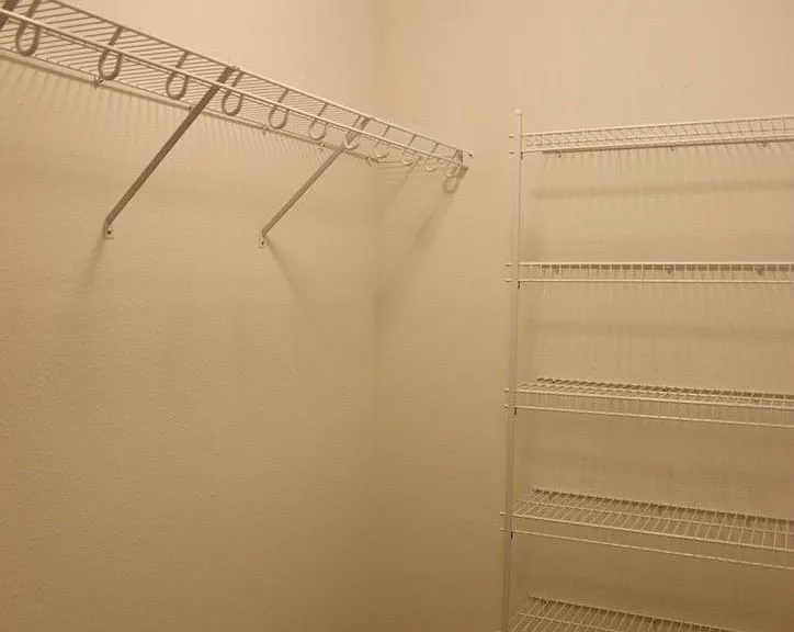 Master walk-in closet