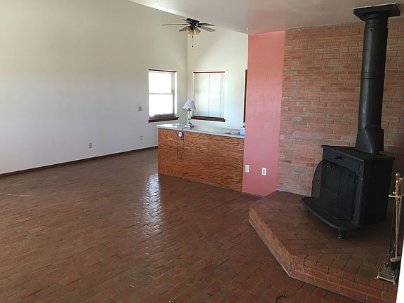Living room and dining area