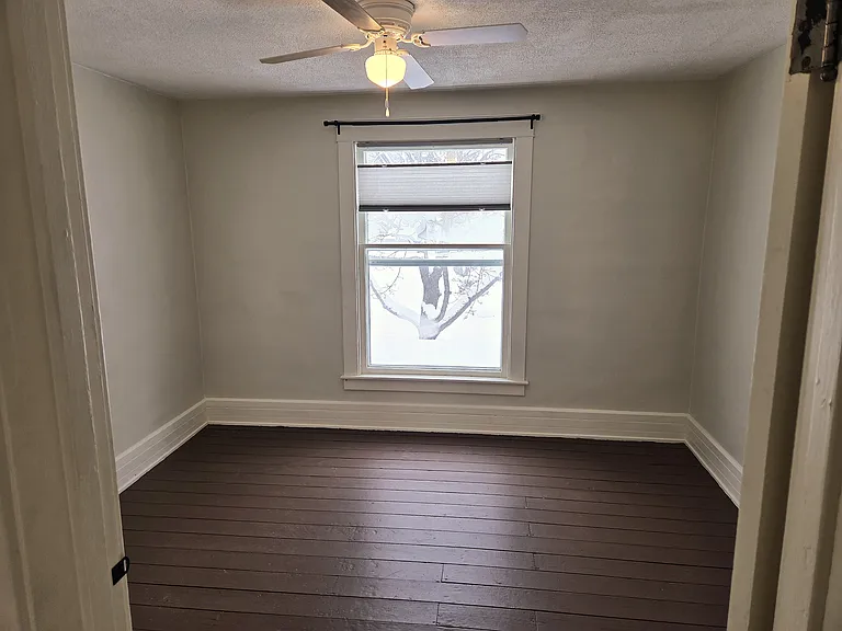 Master bedroom overlooking Main Street