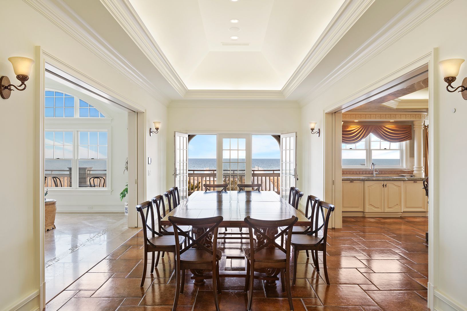  Dining Area off Kitchen, with Ocean Views