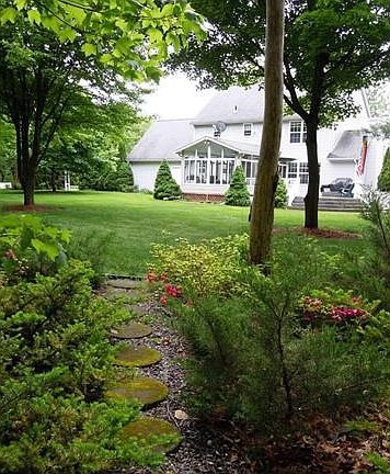 exterior back from the wood...