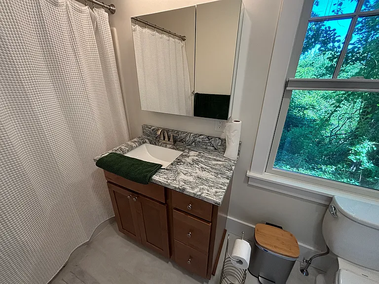 Downstairs: bathroom