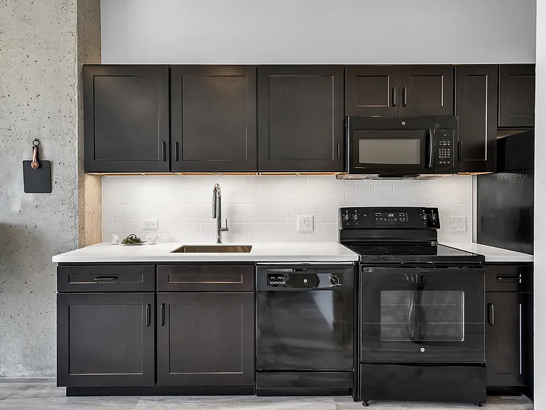 kitchen appliances at The Blonde