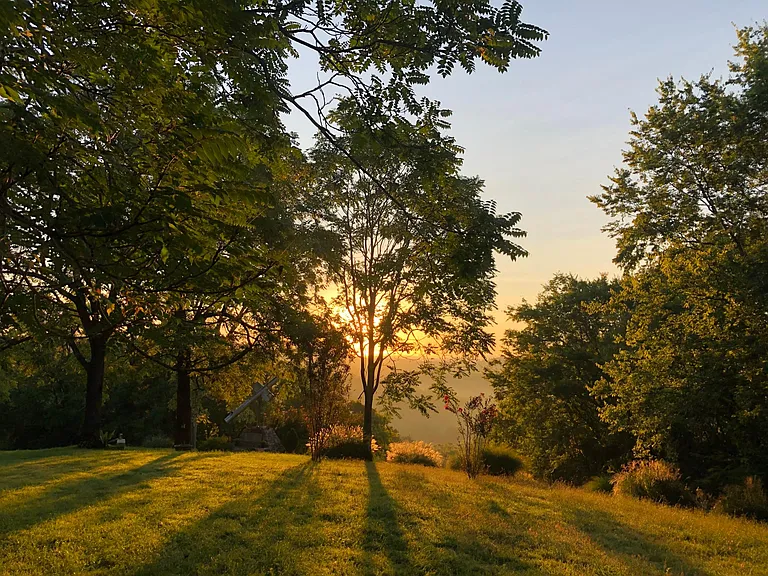 Sunrise on the hill