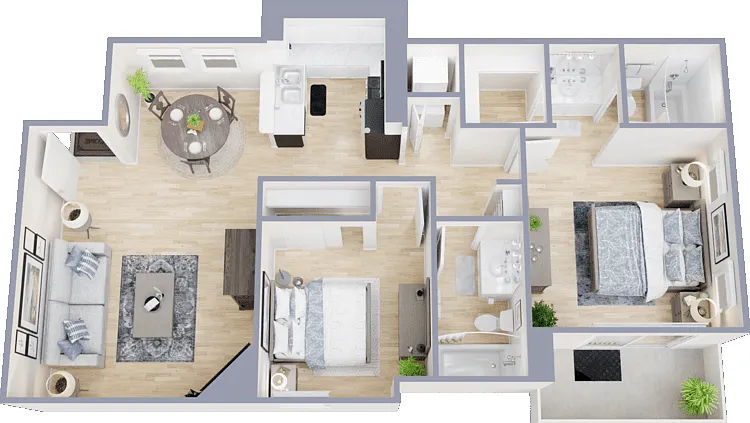 Santa Fe III WITH LOFT Floorplan Diagram