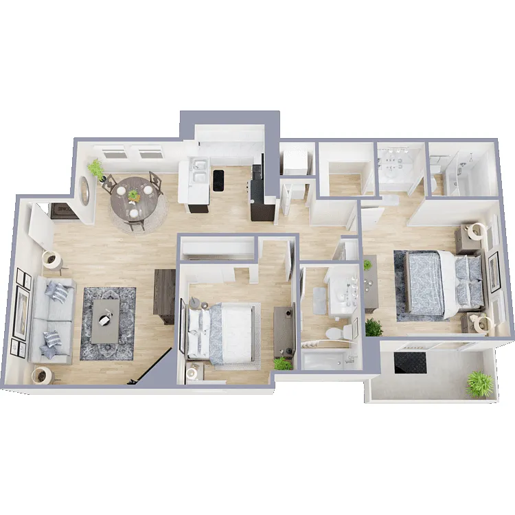 Floor plan Santa Fe III WITH LOFT