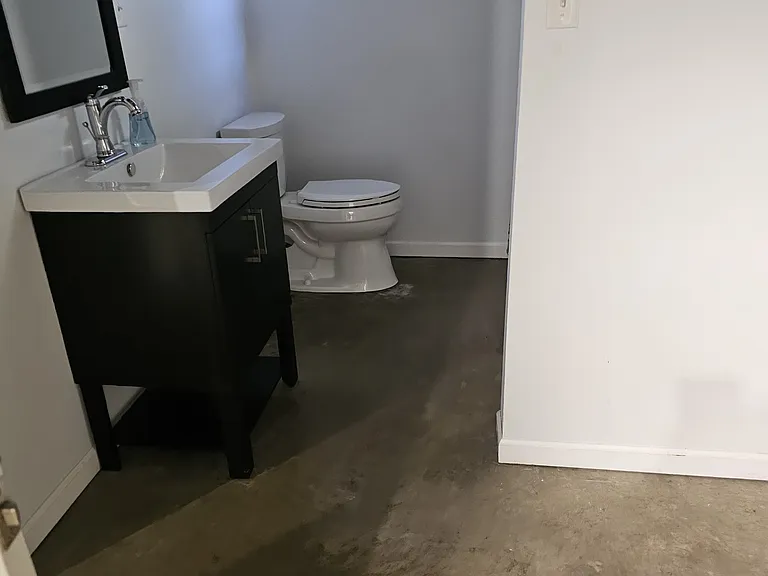 Basement bathroom