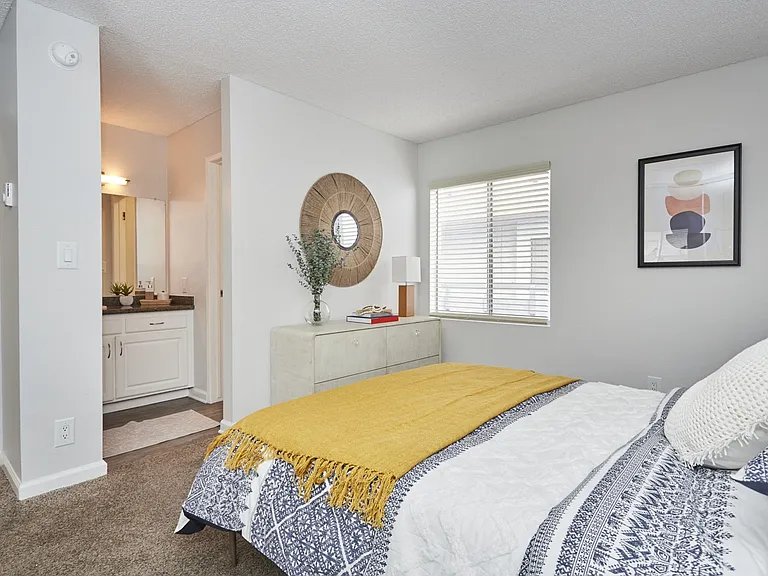 Bedroom with Attached Bathroom