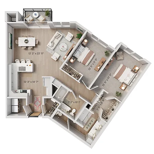 Floor plan Honeybird