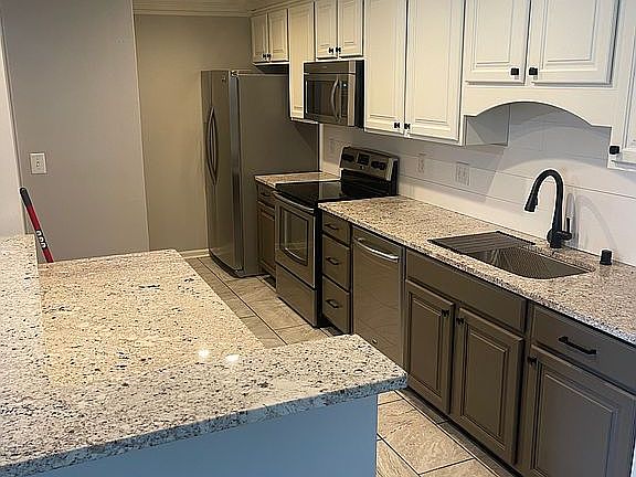 Newly painted cabinets