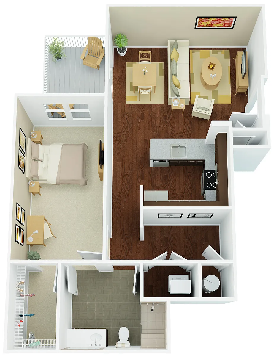 Floor plan 1B