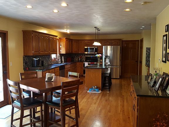 French doors to deck on left