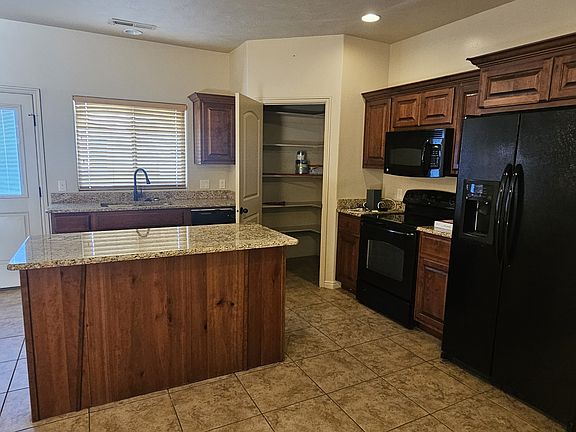 Kitchen looking toward back door