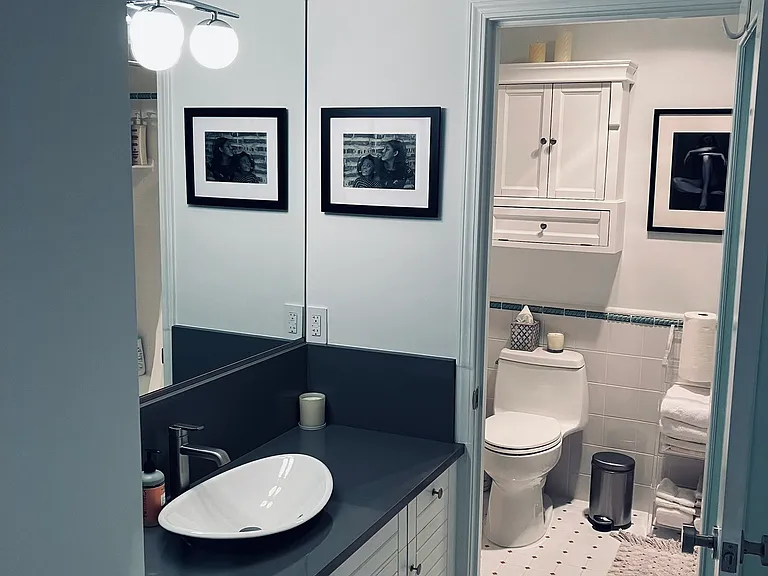 Vanity Area.